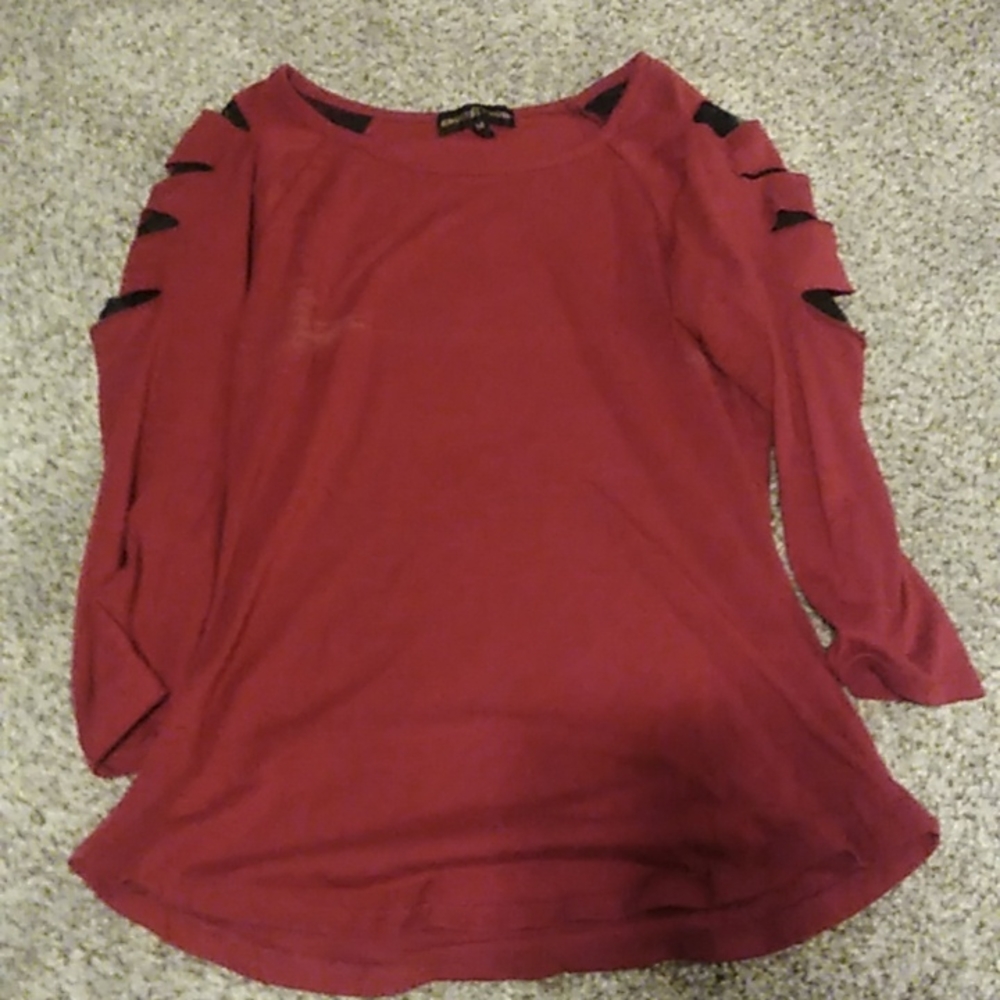 Long sleeve Almost Famous red shirt